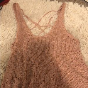 Pink tank top